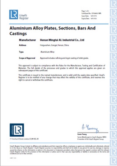 Certificado LR